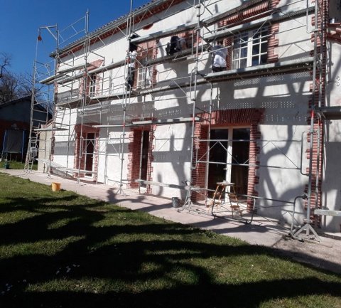 Echafaudage pour enduit