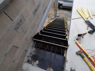 Coffrage escalier